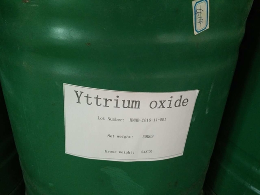 จอภาพ CRT เตารีดออกไซด์ที่หายาก / Yttria Yttrium Oxide Powder In Luminophores สีแดง
