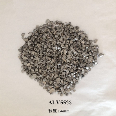 AlV 5-85% โลหะผสมอลูมิเนียมหล่ออลูมิเนียมอัลลอยด์ / Aluminium Based Master Alloy