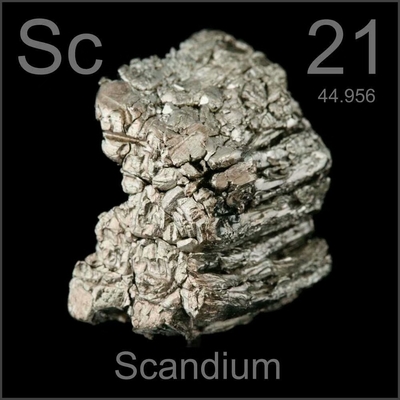 CAS 7440-20-2 2.99 g / cm3 Sc Scandium Metal 99.9