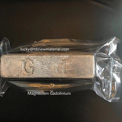 Magnesium Gadolinium Alloy MgGd25 MgGd30 เพื่อปรับปรุงคุณสมบัติทางกายภาพของผลิตภัณฑ์แมกนีเซียม