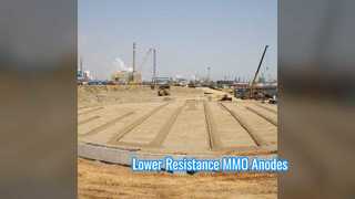 MMO Linear Anode สำหรับระบบ CP ต้านทานดินต่ำ