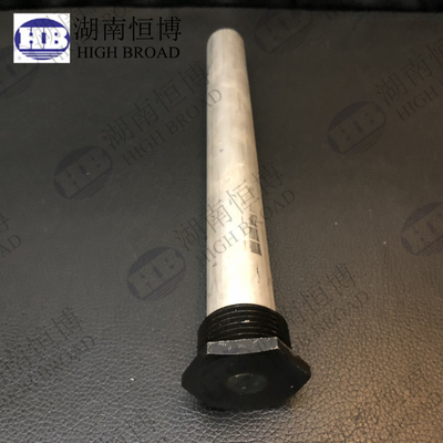 cAST AZ31 แม็กนีเซียมสต๊อปแอโนด สําหรับเครื่องทําน้ําร้อน M6 20x250 AZ31B Mg สต๊อป