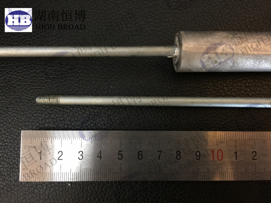 cAST AZ31 แม็กนีเซียมสต๊อปแอโนด สําหรับเครื่องทําน้ําร้อน M6 20x250 AZ31B Mg สต๊อป
