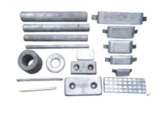 Anodes ซิงก์ที่เสียสละต่อการกัดกร่อน สําหรับระบบป้องกันคาโทด Zn ในน้ําเกลือ