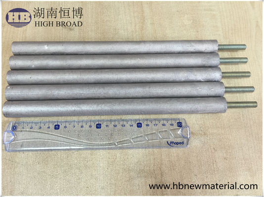 35mm Diameter 1500mm Length High-Potential Magnesium Anode Rod with 1-1/4" NPT Thread for Industrial Condenser
