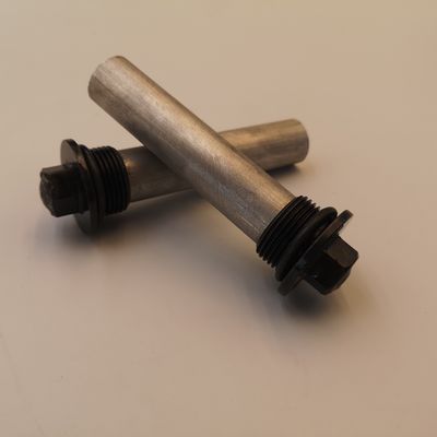 ASTM B90/107B มาตรฐาน 99% ความบริสุทธิ์ แมกนีเซียม Hex-Head Sacrificial แมกนีเซียม แอนอด สต๊อปสําหรับเครื่องอบน้ํา