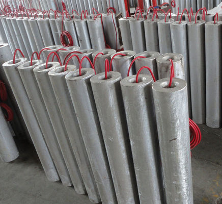 Floating Dock Aluminum Sacrificial Anode Hanging Type 8m Cable 55kg Al-Zn-In Alloy Stainless Steel Suspension Bracket