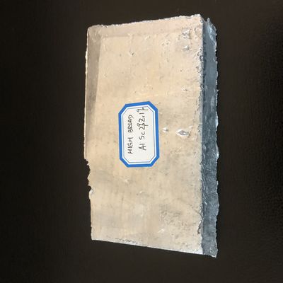 Aerospace Grade Aluminum Scandium Master Alloy with 2% or 5% Scandium Content for High Performance Alloys