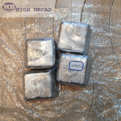 อลูมิเนียมโมลิบดีนัมมาสเตอร์อัลลอยด์ AlMo5 10 20 พร้อมการทดสอบ ICP การประกันคุณภาพเพื่อปรับปรุงความสามารถในการหล่อและการต้านทานการคืบคลานเข้ากันได้กับโลหะผสมอลูมิเนียมส่วนใหญ่