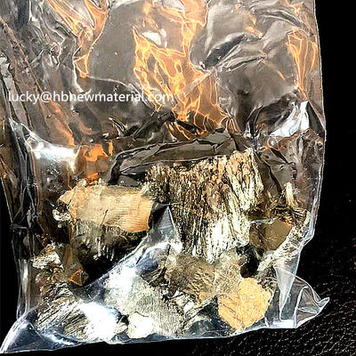 High Purity 99.9% Scandium Metal Ingot for Master Alloy Production with Silvery-White Metallic Luster