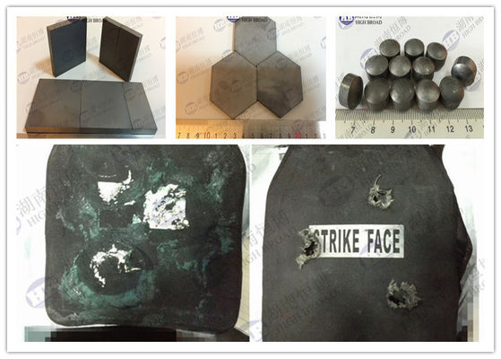 NIJ IV M2 AP แผ่นกันกระสุน Kevlar Ballistic SiC ซิลิคอนคาร์ไบด์