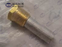 ASTM B418-95 กระดานแอโนดเครื่องทําน้ําร้อน Anode Pencil Anode ซิงค์ครบ สําหรับเครื่องยนต์เรือ