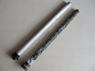 18mm Diameter 500mm Length Magnesium Anode Rod with 3/4" NPT Thread for Curved Tank Protection