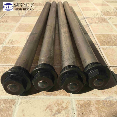 แกนแอโนดโลหะผสมสังกะสี 25 มม. 3 ท่อน สำหรับถังเก็บน้ำร้อน 1 NPT ยาว 1000 มม. เพื่อป้องกันถังเก็บน้ำ
