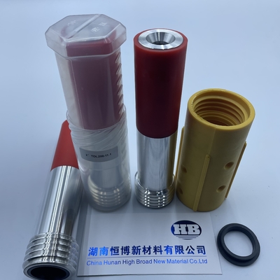 กลม Boron Carbide Spray Nozzle ด้วยการออกแบบแบบเดี่ยว Venturi ที่ทนทานการสวมใส่