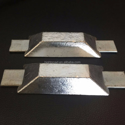 ASTM Standard Sacrificial AZ HP Anodes สําหรับการป้องกันการกัดกร่อน