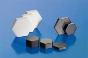 Bulletproof Boron Carbide Nij ระดับ Iii จานขีปนาวุธ / แผ่นเกราะตัว B4c