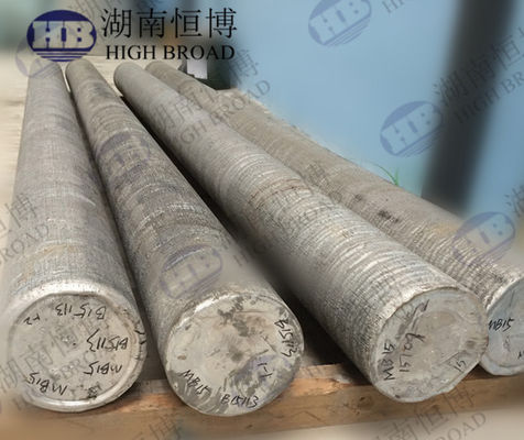 แท่งกลมตันแมกนีเซียมอัลลอยด์ HB-RB-15 AZ31B เส้นผ่านศูนย์กลาง 15 มม. สำหรับเพลาเครื่องจักรสิ่งทอ