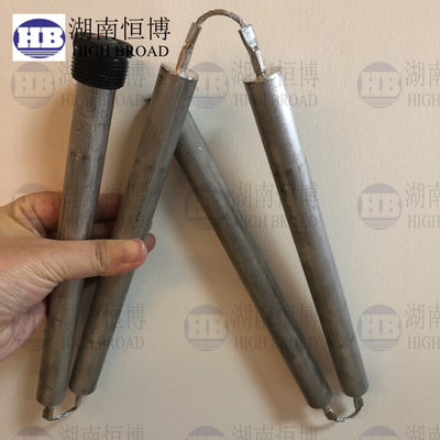ความยาว 44 อลูมิเนียม Anode FLEX 44 ด้วย NPT 3/4 Hex Steel Caps
