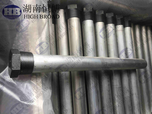 ขนาด 22 มม กว้าง 900 มม ความยาว แมกนีเซียม แอนอด สต๊อป กับ 3/4 " NPT Thread สําหรับการป้องกันเครื่องทําน้ําร้อนแสงอาทิตย์