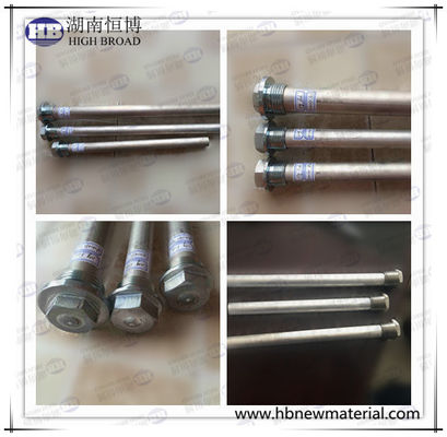 ขนาด 22 มม กว้าง 900 มม ความยาว แมกนีเซียม แอนอด สต๊อป กับ 3/4 " NPT Thread สําหรับการป้องกันเครื่องทําน้ําร้อนแสงอาทิตย์