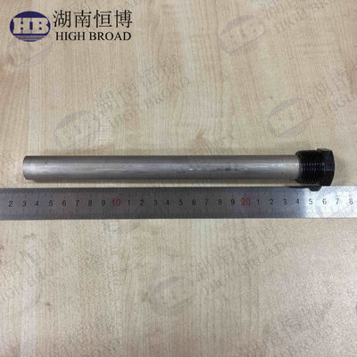 22mm Diameter 750mm Length Magnesium Anode Rod with Integrated Dielectric Nipple for Water Heater