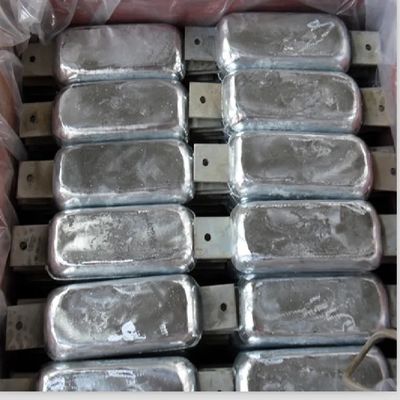 Marine Ship Hull Aluminum Sacrificial Anode Block Al-Zn-In Alloy 800x140x60mm 11kg Cathodic Protection