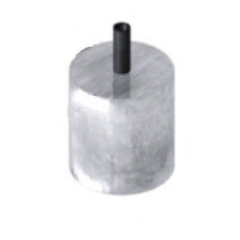 ความบริสุทธิ์สูง AZ63 แมกนีเซียม Anode ไม้สอด 44 นิ้ว 3/4 NPT สําหรับการป้องกัน cathodic ถังน้ําทะเล