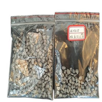 โลหะผสมอะลูมิเนียมไนโอเบียม AlNb65 สีเงินสำหรับวัสดุชีวการแพทย์ พร้อมขนาดที่ปรับแต่งได้