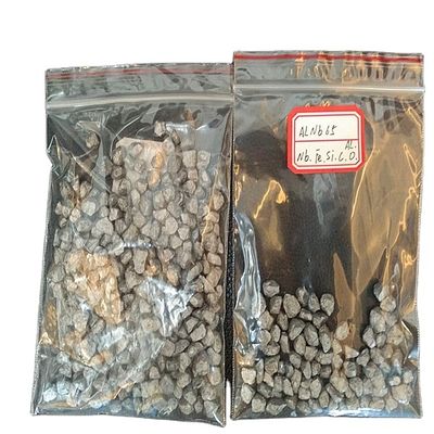 โลหะผสมอะลูมิเนียมไนโอเบียม AlNb65 สีเงินสำหรับวัสดุชีวการแพทย์ พร้อมขนาดที่ปรับแต่งได้