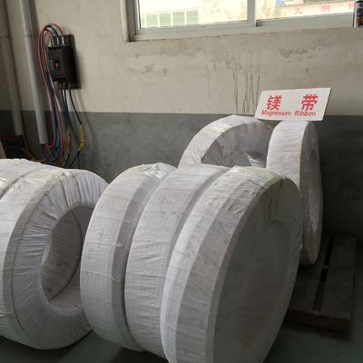 แม็กนีเซียม Anode Ribbon M1C ขนาดสูงสําหรับการป้องกัน cathodic ด้วยรูปร่างที่กําหนดเองและคุณสมบัติไฟฟ้าเคมีที่ดีกว่า