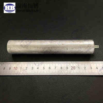 แท่งแอโนดแมกนีเซียมขนาดกำหนดเองที่ได้รับการรับรอง ISO9001:2008 พร้อมความหนาแน่น 1.8G/CM3 สำหรับการป้องกันแบบเสียสละ