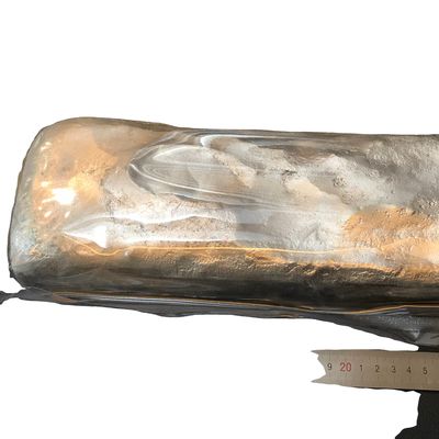 อลูมิเนียมเงิน AlAg Master Alloy 5-20% Ag Content Ingot สําหรับการปรับปรุงเมล็ด