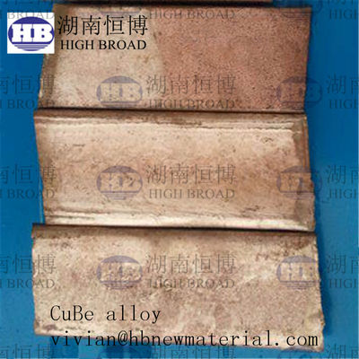 โลหะผสมหลักทองแดงเบริลเลียมที่มีปริมาณเบริลเลียม 3% 4% 5% เพื่อเพิ่มคุณสมบัติทางกล