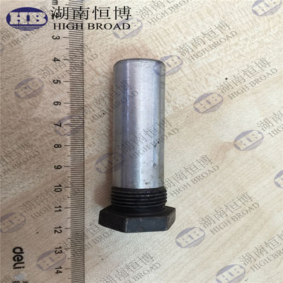 แท่งแอโนดแมกนีเซียมขนาด 32 นิ้ว พร้อมเกลียว BSP BSPT NPT 3/4" ได้รับการรับรอง ISO9001:2008 สำหรับเครื่องทำน้ำอุ่น