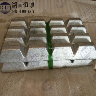 อัลลูมิเนียมเบริลลี่ียม Master Alloy AlBe Ingot กับ Be 3-5% สําหรับการปรับปรุงเมล็ดและปรับปรุงคุณสมบัติกล