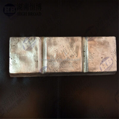 อัลลูมิเนียมเบริลลี่ียม Master Alloy AlBe Ingot กับ Be 3-5% สําหรับการปรับปรุงเมล็ดและปรับปรุงคุณสมบัติกล