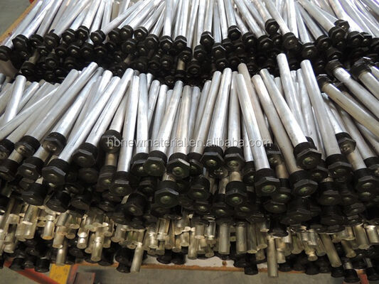 แม็กนีเซียมต่อต้านการกัดกร่อน Anode Rod ISO9001: 2008 รับรองสําหรับเครื่องทําน้ําร้อนที่มีตัวเลือกขนาดที่กําหนดเอง