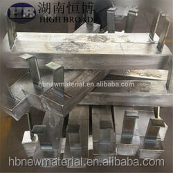 ASTM G97 รับรอง D Shape Marine Sacrificial Anode สําหรับการป้องกัน cathodic