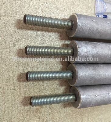 แพ็คสามตัว แม็กนีเซียมแอนอดสต๊อป 45 นิ้ว 3/4 NPT เครื่องทําความร้อนน้ํา ชุดบํารุงรักษาด้วยกุญแจเทฟลอน