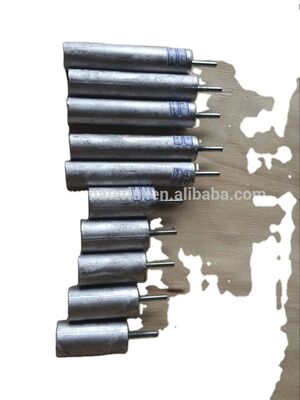 33 ซม สับสนธิซิงก์-อลูมิเนียม แม็กนีเซียม แอนอดสต๊อปสําหรับป้องกันการกัดกร่อนในเครื่องทําน้ําร้อน