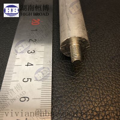 ปั๊มความร้อนที่เข้ากันได้ แม็กนีเซียมแอนโด้สต๊อป 39 นิ้ว 5/8 NPT สําหรับระบบเครื่องทําน้ําอุ่นปั๊มความร้อนไฟฟ้าไฮบริด