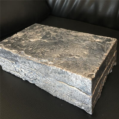 อลูมิเนียมเนโอดีเมียม AlNd Master Alloy 5-20% Nd Content Ingot สําหรับการปรับปรุงเมล็ด