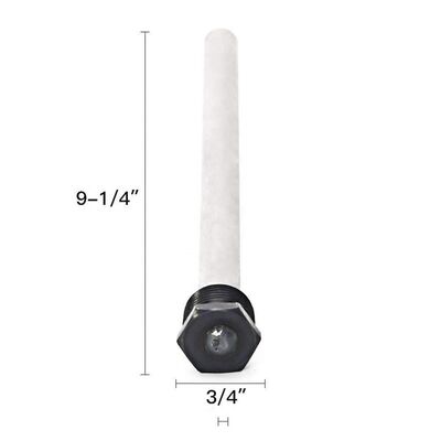 กว้าง 18 มิลลิเมตร ความยาว 350 มิลลิเมตร Compact Combo Magnesium Anode Rod สําหรับการป้องกันเครื่องทําความร้อน