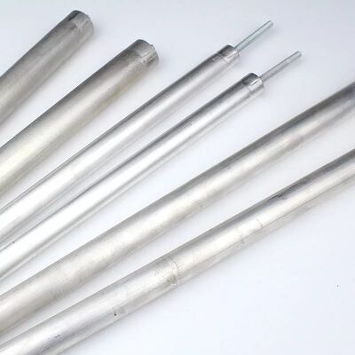 แท่งแอโนดอลูมิเนียมสำหรับเครื่องทำน้ำอุ่น เกลียว 3/4 NPT ยาว 900 มม. น้ำหนัก 2.5 กก. อัลลอยด์ Al-Zn-Mg สำหรับเปลี่ยน