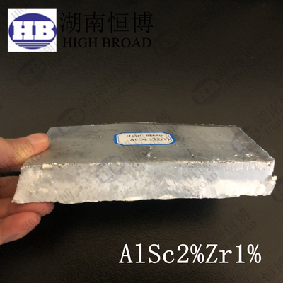 อลูมิเนียม Scandium เซอร์โคเนียม AlSc2Zr1 Aluminium Master Alloys