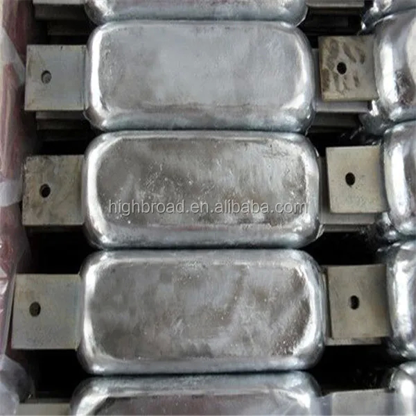 ลักษณะของ SOFCs ที่อุดม Magnesium Anode AZ / HP Alloy Anode สนับสนุนสําหรับท่อเหล็กใต้ดิน