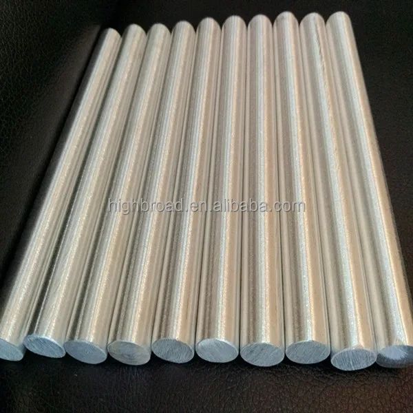 แมกนีเซียมสลอย Solid Round Bar HB-RB-20 AZ61A กว้าง 20 มม สําหรับรองรับรถไฟฟ้า