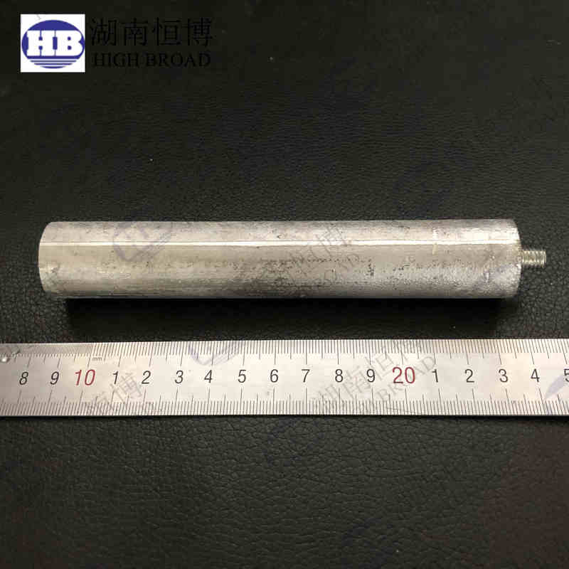 อุตสาหกรรม 1 นิ้ว NPT งานหนัก แม็กนีเซียม Anode Rod 40 นิ้ว สําหรับการค้าขนาดใหญ่ถังหม้อป้องกัน cathodic
