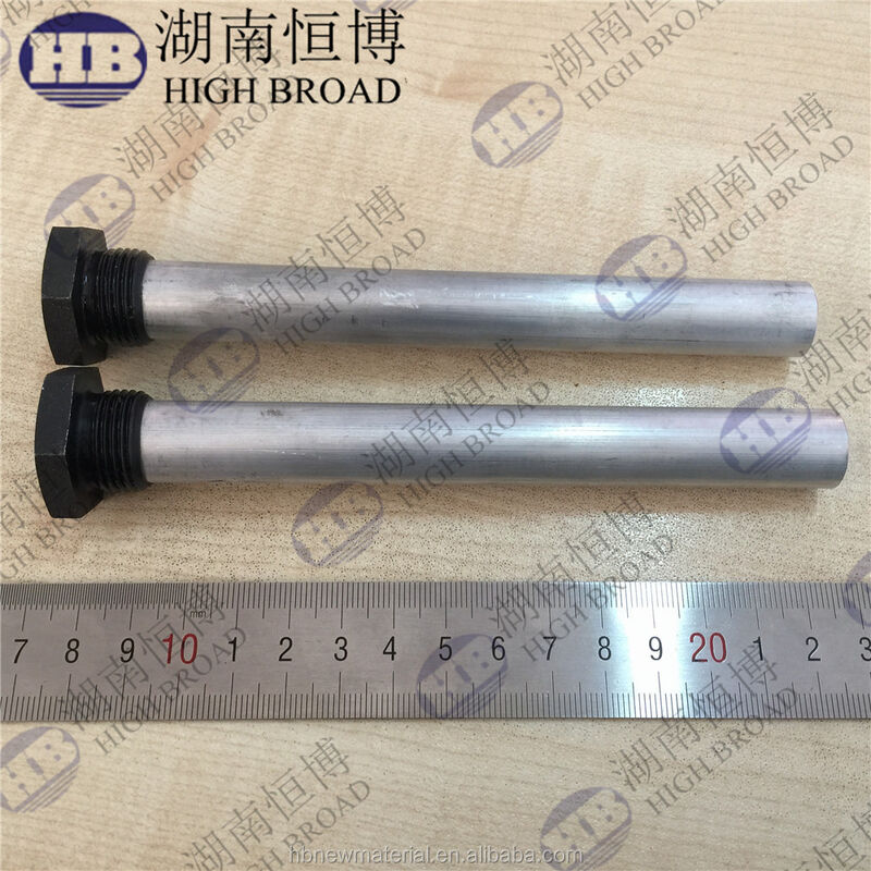 AZ63B แท่งขั้วบวกแมกนีเซียมเสียสละ 44 นิ้ว 3/4 NPT พร้อมเทป PTFE Anti-Seize ชุดเครื่องทำน้ำอุ่น